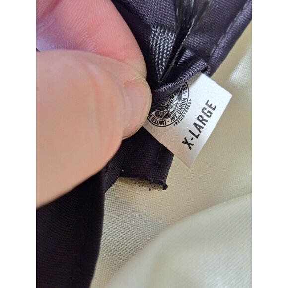 Vtg The Rustler Denim Cowboy Hat X-Large Western Men's Union Made Blue Retro - Picture 2 of 12